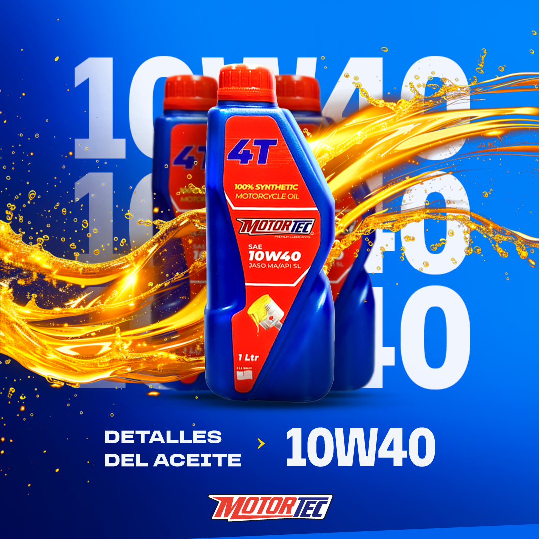 Aceite 10W40 Motortec